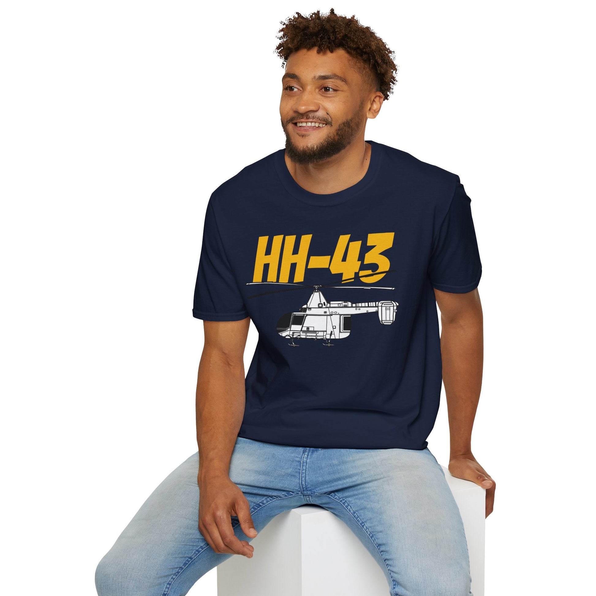 HH-43 Side Profile T-Shirt – Kaman Rescue Helicopter Tee - Gifts for pilots - Aviation apparel