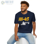 HH-43 Huskie Side Profile T-Shirt - Pilot gifts - WWII warbird t-shirt