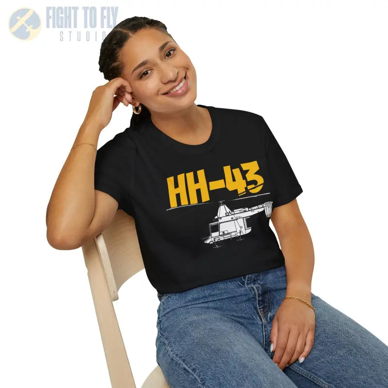 HH-43 Side Profile T-Shirt – Kaman Rescue Helicopter Tee - Pilot gifts - WWII warbird t-shirt