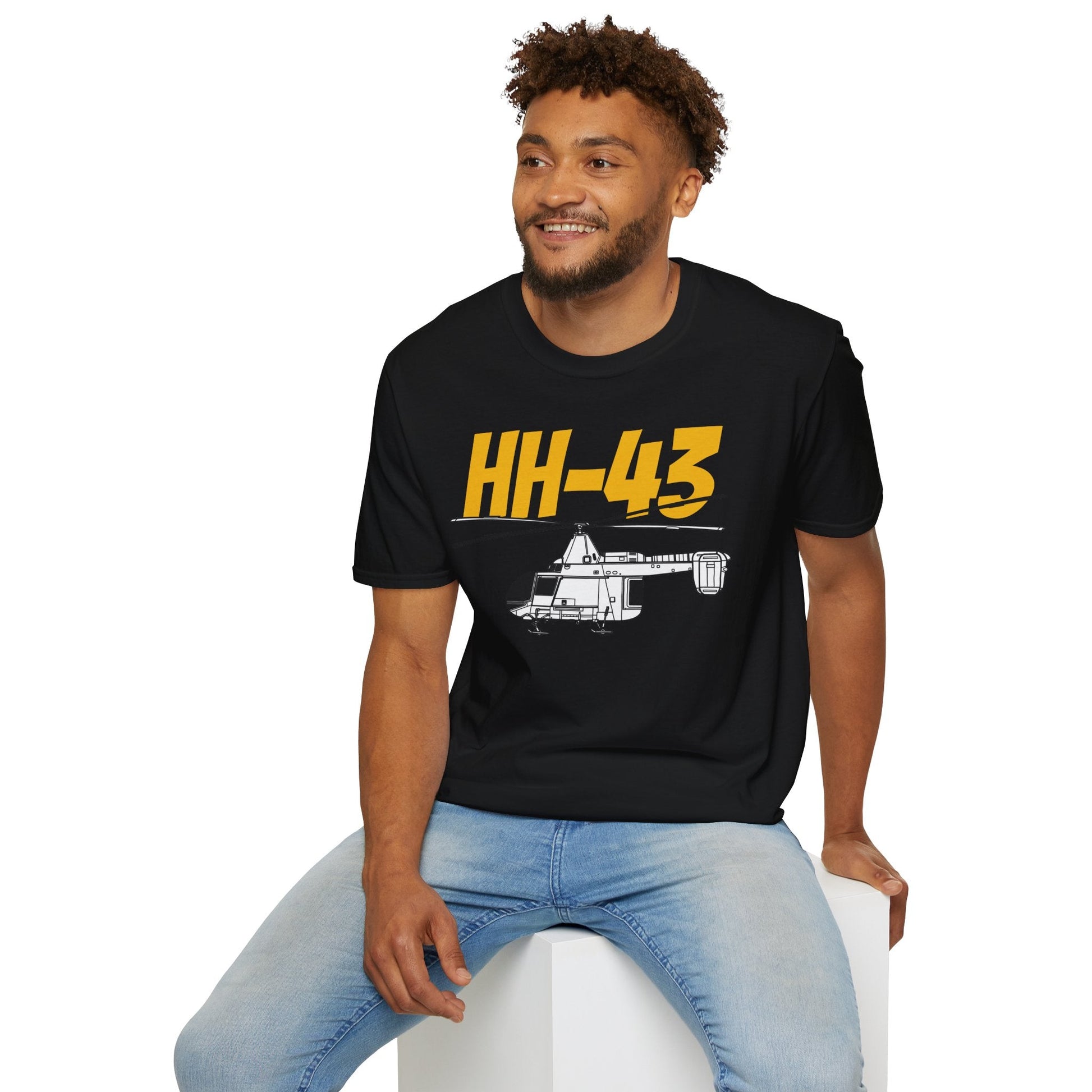 HH-43 Side Profile T-Shirt – Kaman Rescue Helicopter Tee - Gifts for pilots - Aviation apparel