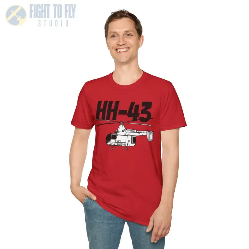 HH-43 Side Profile T-Shirt – Kaman Rescue Helicopter Tee - Pilot gifts - WWII warbird t-shirt