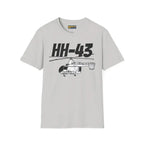 HH-43 Huskie Side Profile T-Shirt - Pilot gifts - WWII warbird t-shirt