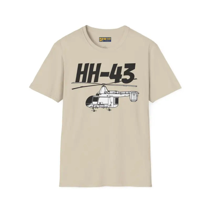 HH-43 Huskie Side Profile T-Shirt - Pilot gifts - WWII warbird t-shirt
