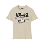 HH-43 Huskie Side Profile T-Shirt - Pilot gifts - WWII warbird t-shirt