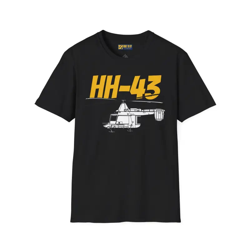 HH-43 Huskie Side Profile T-Shirt - Pilot gifts - WWII warbird t-shirt