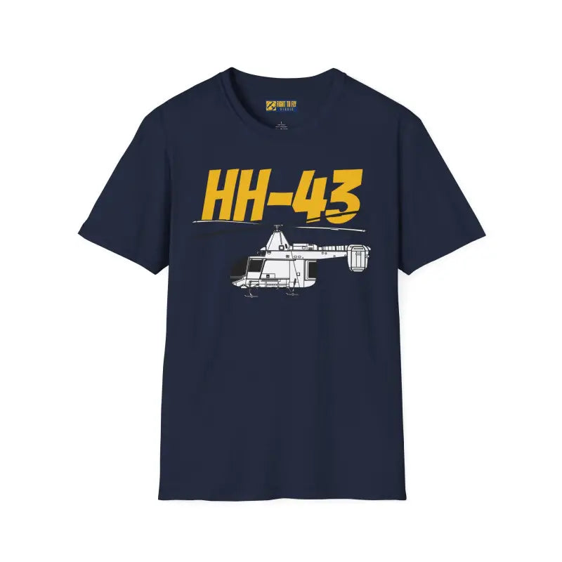 HH-43 Huskie Side Profile T-Shirt - Pilot gifts - WWII warbird t-shirt