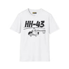 HH-43 Huskie Side Profile T-Shirt - Pilot gifts - WWII warbird t-shirt