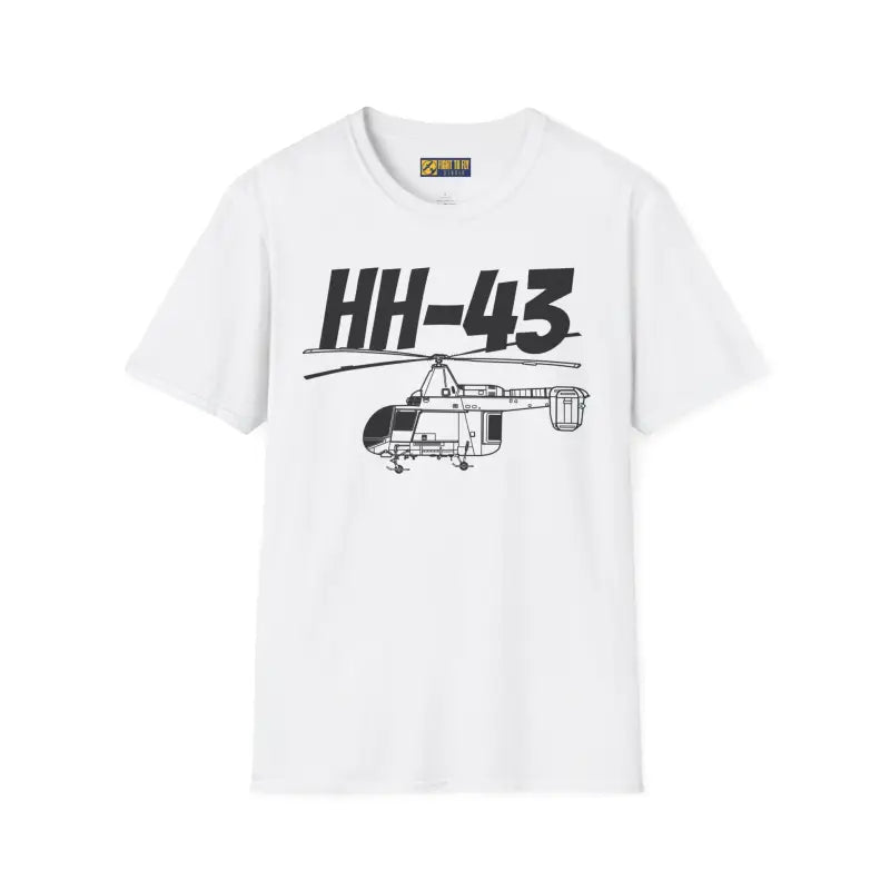 HH-43 Huskie Side Profile T-Shirt - Pilot gifts - WWII warbird t-shirt