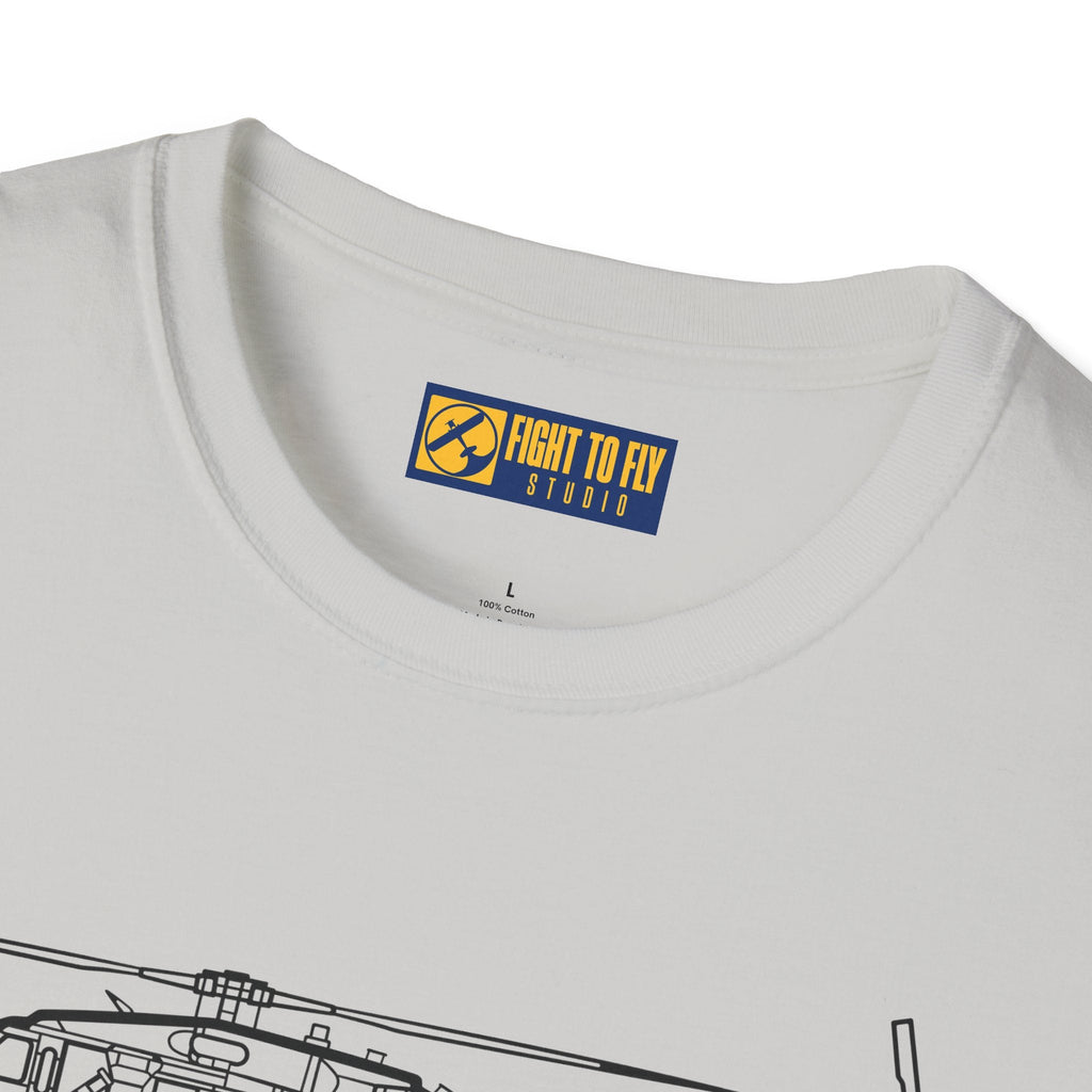 HH-60 T-Shirt – Search and Rescue Helicopter Aviation Tee - Pilot gifts - WWII warbird t-shirt