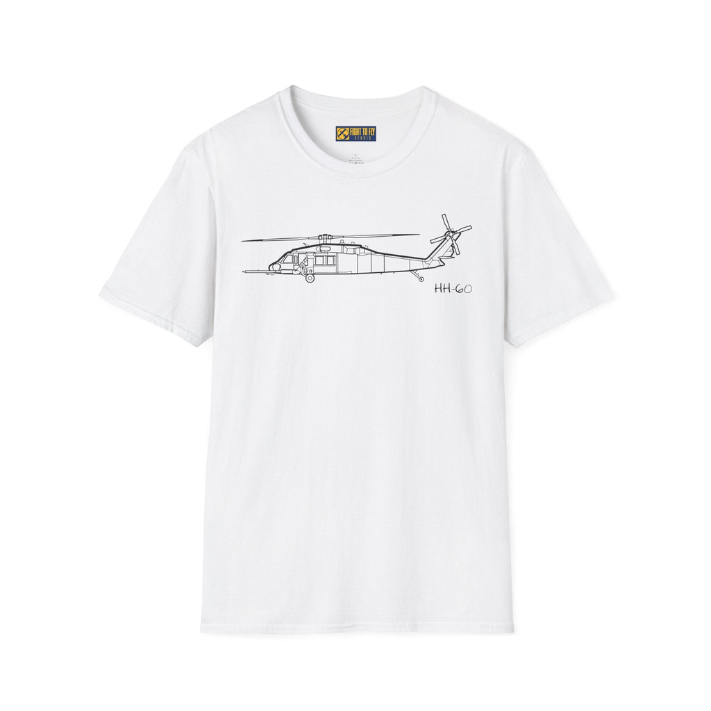 HH-60 T-Shirt – Search and Rescue Helicopter Aviation Tee - Pilot gifts - WWII warbird t-shirt