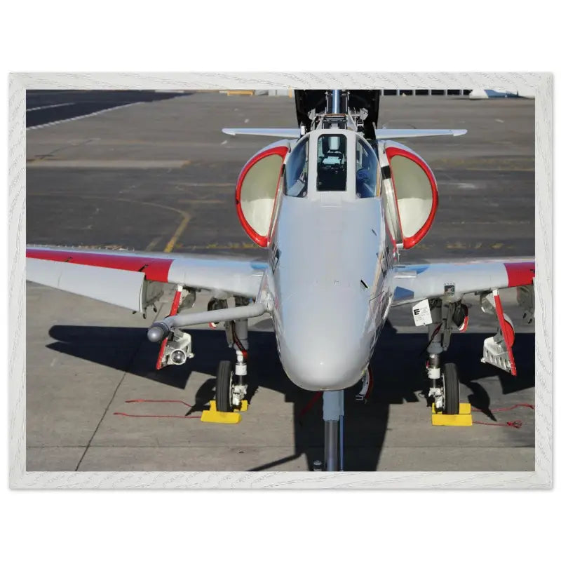 High Ground: Front View of A-4 Skyhawk From Above - Print Material - Gifts for pilots - Aviation apparel