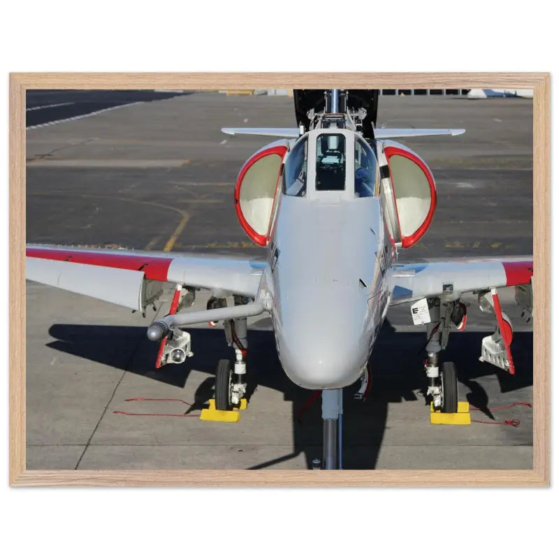 High Ground: Front View of A-4 Skyhawk From Above - Print Material - Gifts for pilots - Aviation apparel