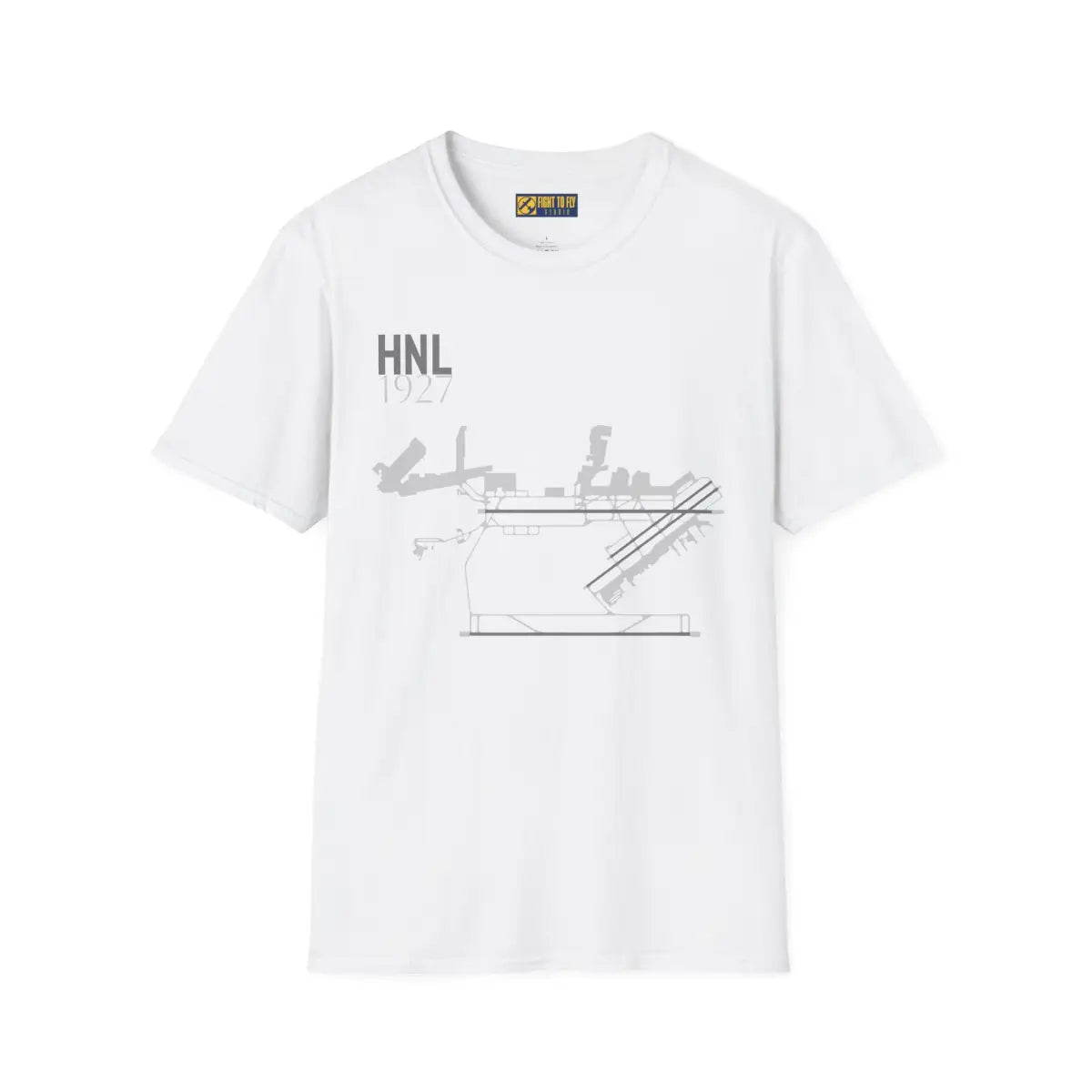 HNL Daniel K. Inouye International - 1927 - Tee - T-Shirt - Pilot gifts - WWII warbird t-shirt