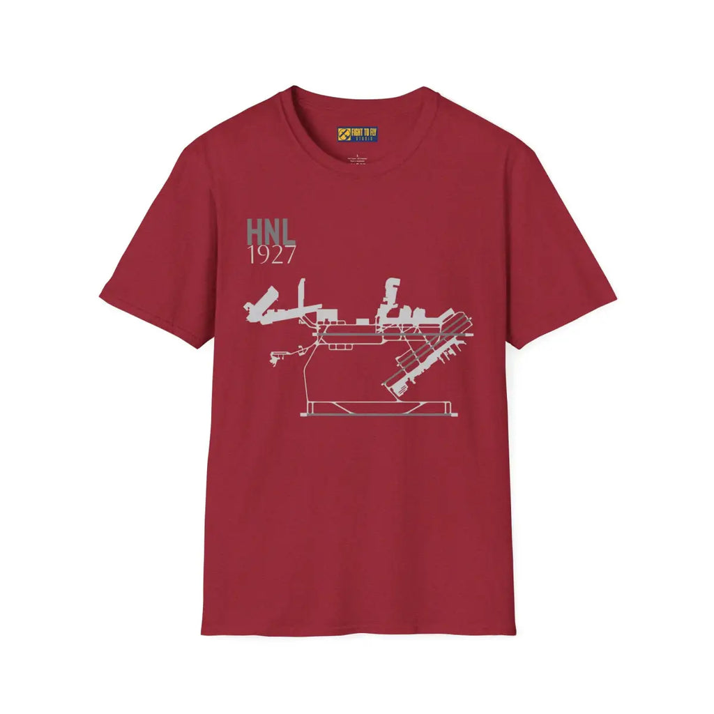 HNL Daniel K. Inouye International - 1927 - Tee - T-Shirt - Pilot gifts - WWII warbird t-shirt