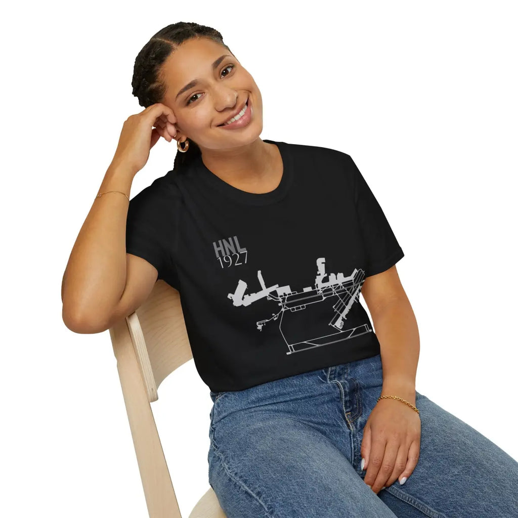 HNL Daniel K. Inouye International - 1927 - Tee - T-Shirt - Gifts for pilots - Aviation apparel