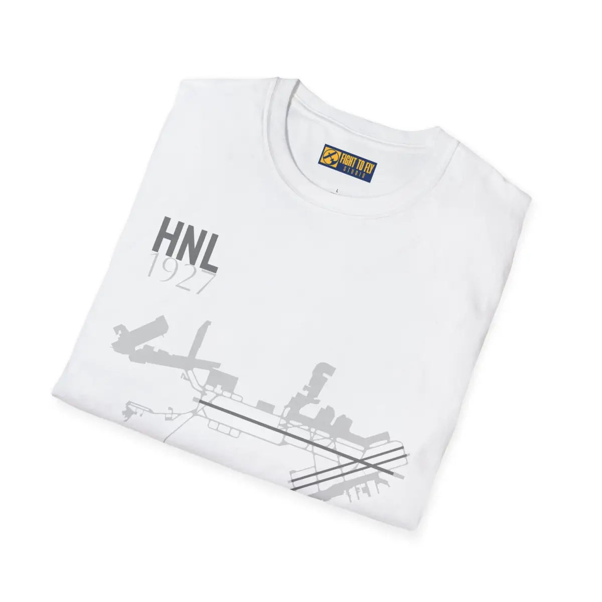 HNL Daniel K. Inouye International - 1927 - Tee - T-Shirt - Pilot gifts - WWII warbird t-shirt