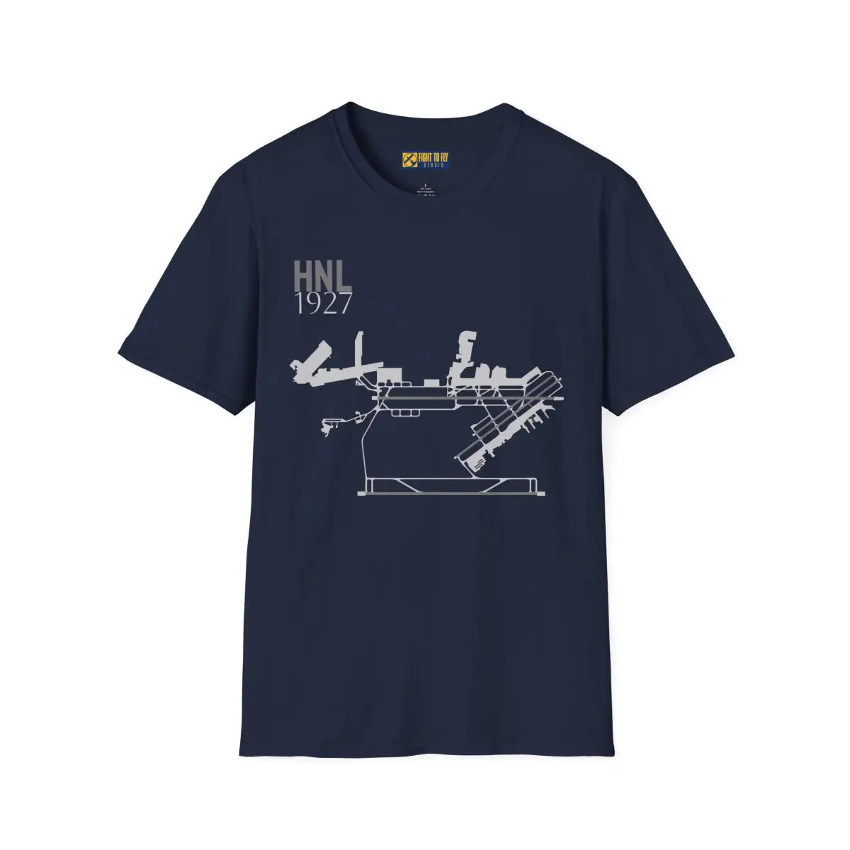 HNL Daniel K. Inouye International - 1927 - Tee - T-Shirt - Pilot gifts - WWII warbird t-shirt