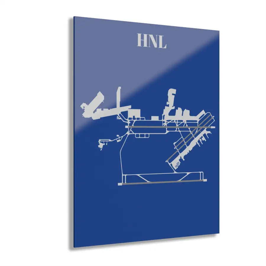 HNL - Daniel K. Inouye International Acrylic Print - Home Decor - Pilot gifts - WWII warbird t-shirt