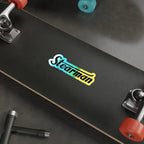 Holographic Die-Cut Stickers - Stearman Design for Skateboards & Decor - Paper products - Pilot gifts - WWII warbird