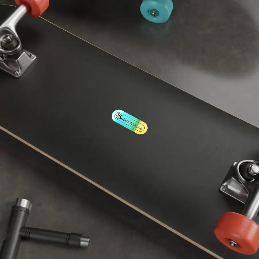 Holographic Die-Cut Stickers - Vibrant Supermarine Design for Personalization & Gifting - Paper products - Gifts pilots