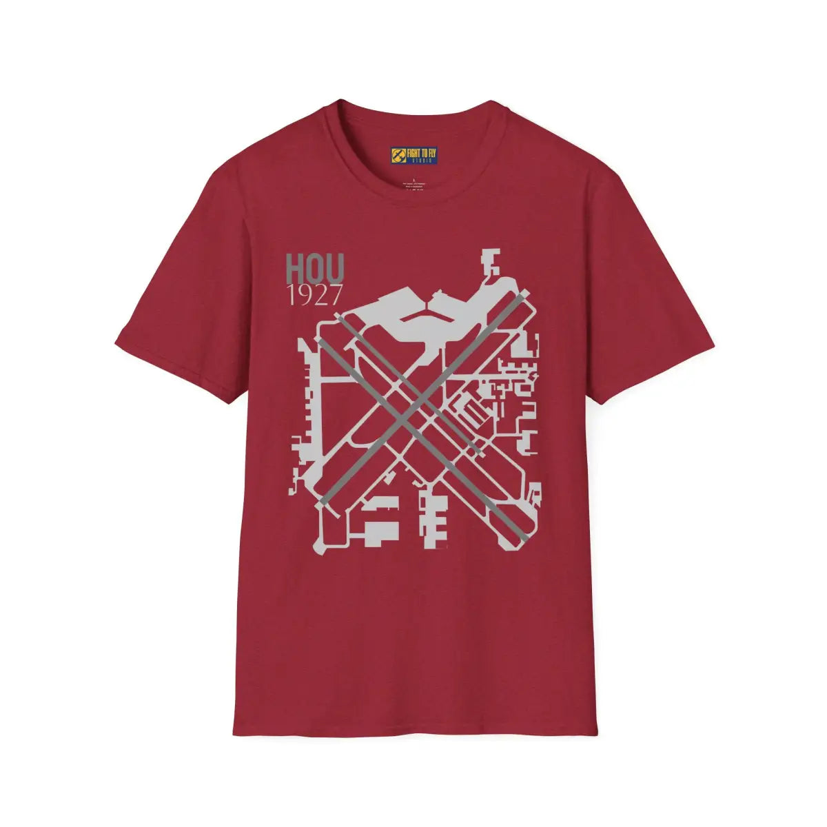 HOU William P. Hobby Airport - 1927 - Tee - T-Shirt - Pilot gifts - WWII warbird t-shirt