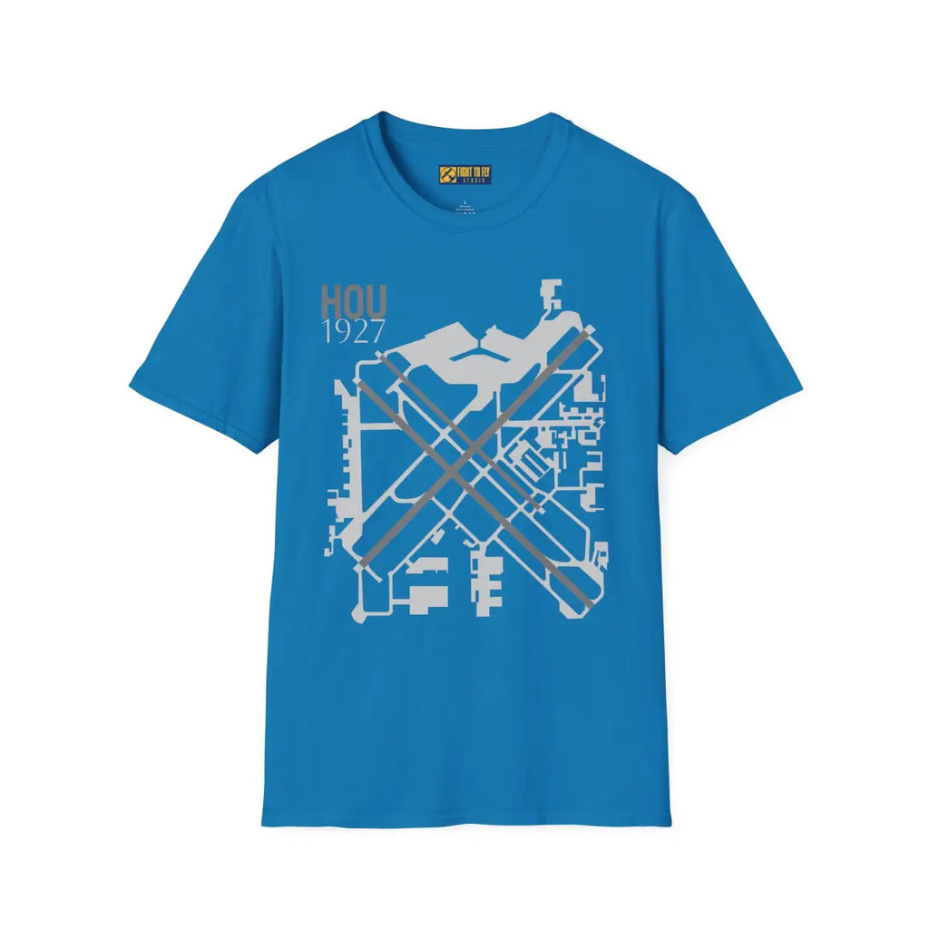 HOU William P. Hobby Airport - 1927 - Tee - T-Shirt - Pilot gifts - WWII warbird t-shirt