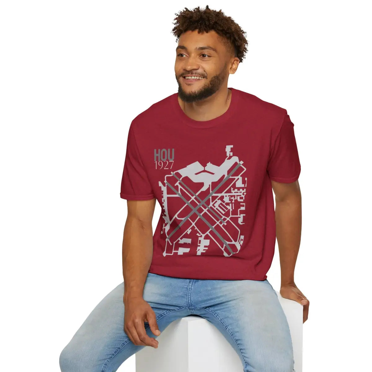HOU William P. Hobby Airport - 1927 - Tee - T-Shirt - Gifts for pilots - Aviation apparel
