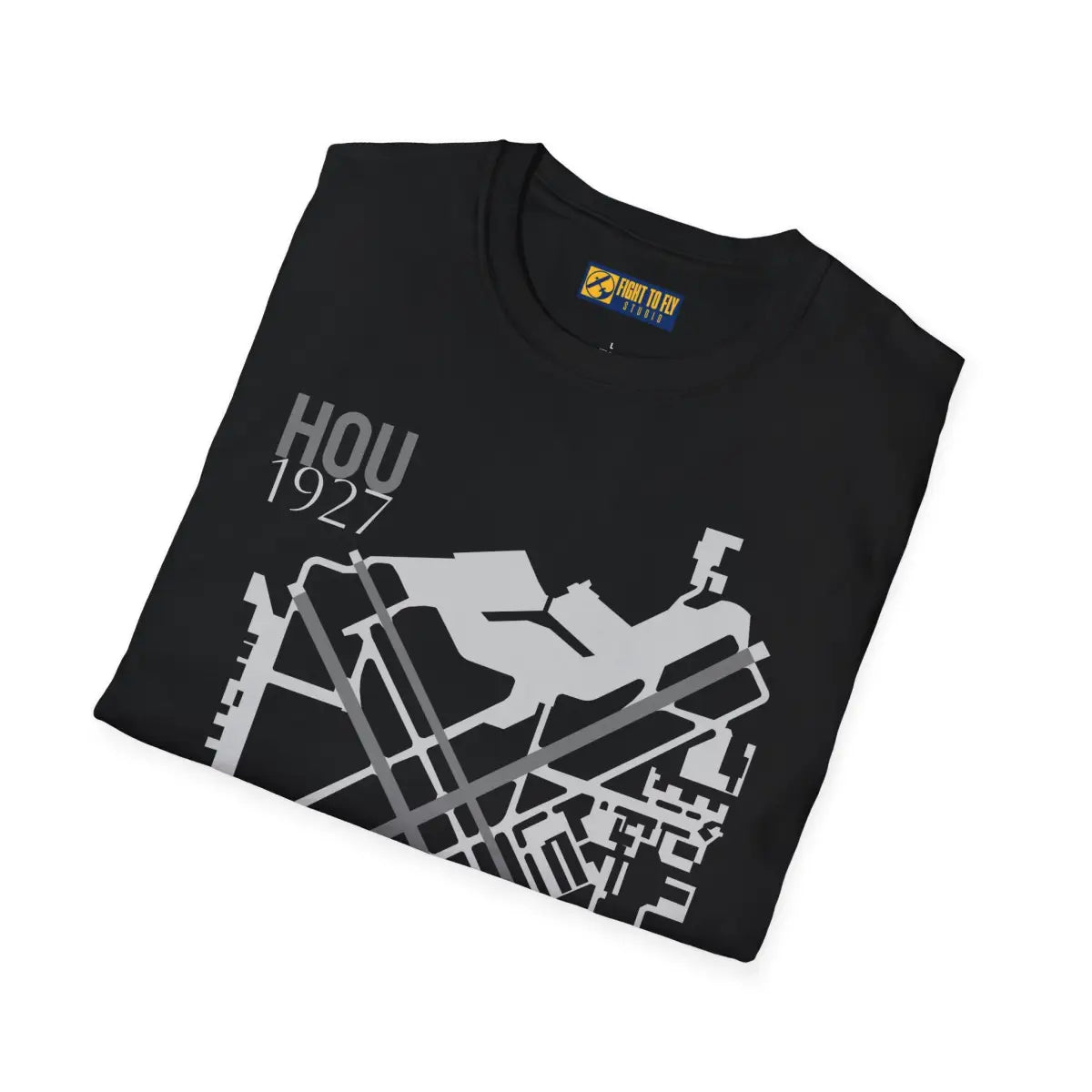 HOU William P. Hobby Airport - 1927 - Tee - T-Shirt - Gifts for pilots - Aviation apparel