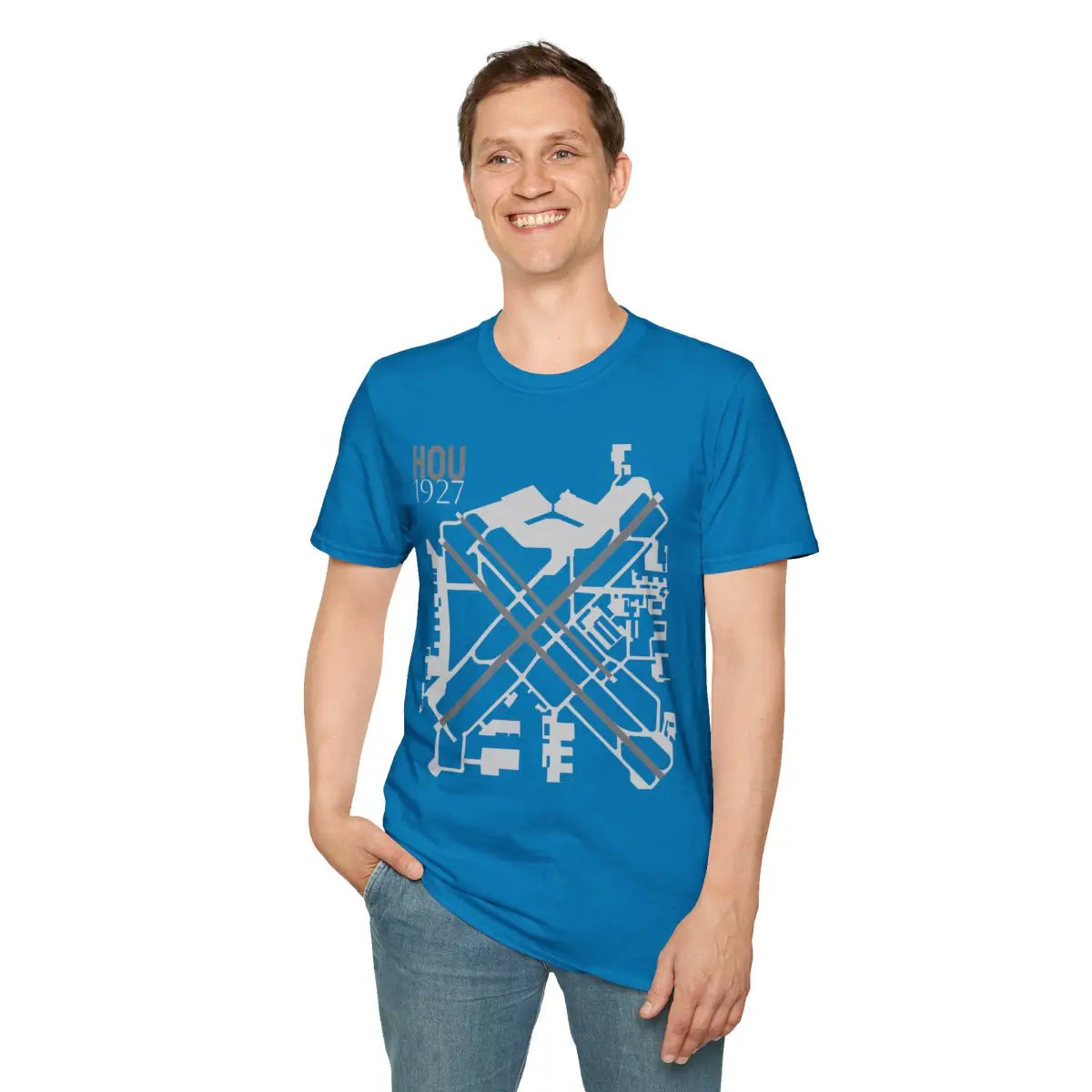 HOU William P. Hobby Airport - 1927 - Tee - T-Shirt - Gifts for pilots - Aviation apparel