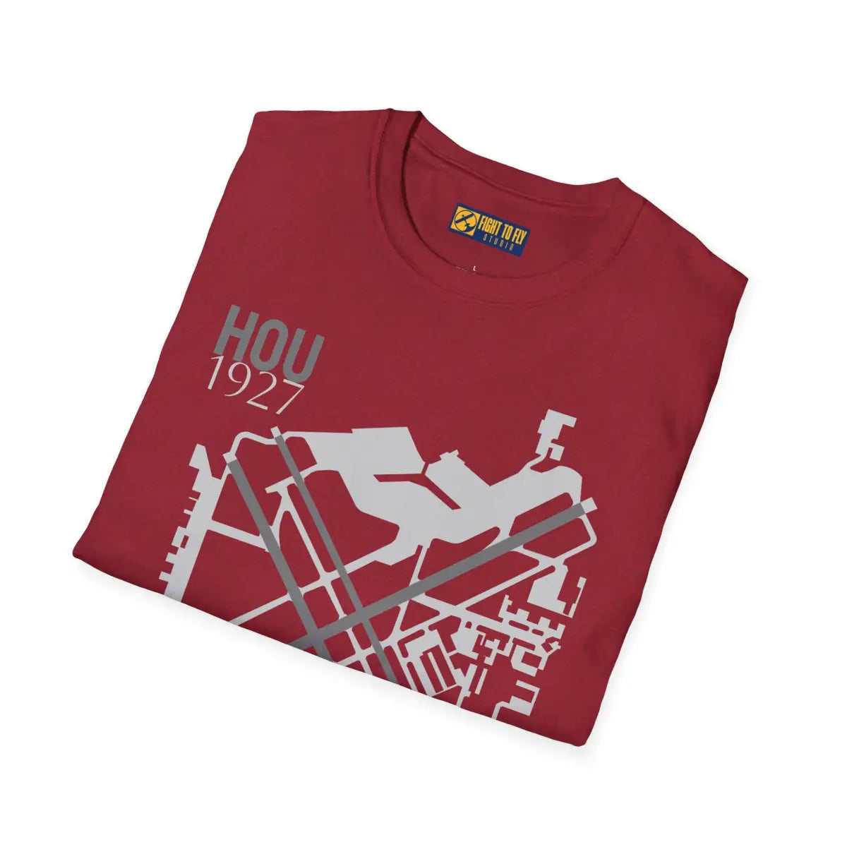 HOU William P. Hobby Airport - 1927 - Tee - T-Shirt - Gifts for pilots - Aviation apparel