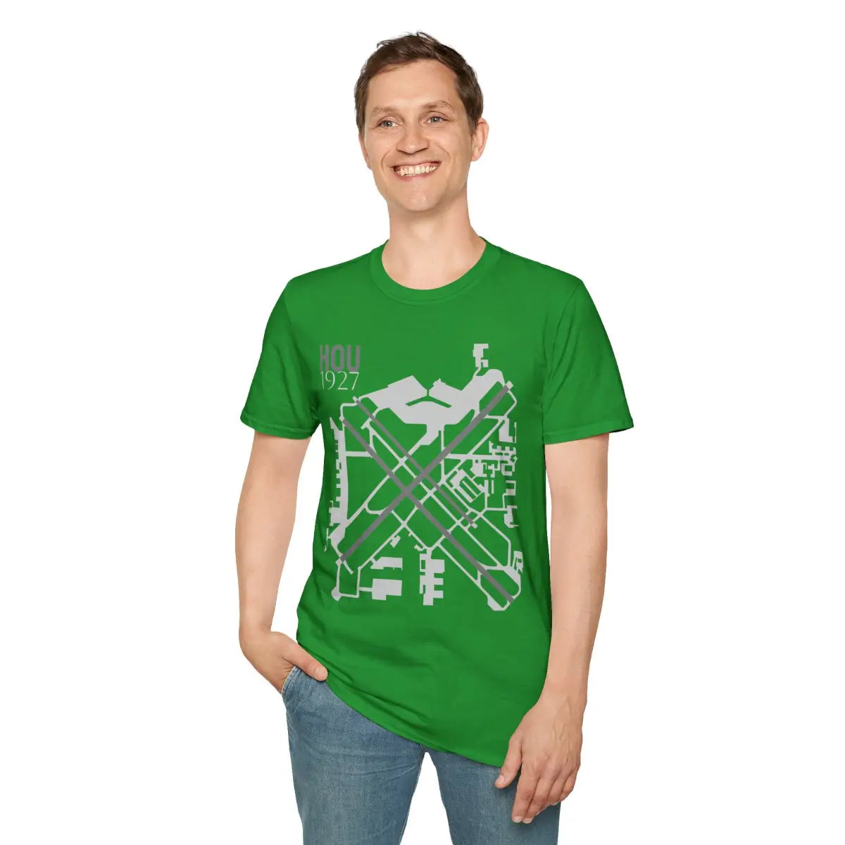 HOU William P. Hobby Airport - 1927 - Tee - T-Shirt - Pilot gifts - WWII warbird t-shirt