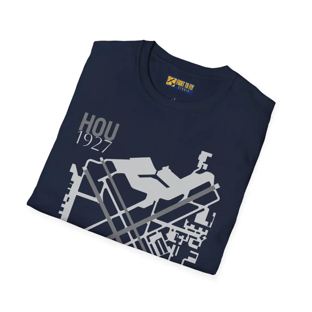 HOU William P. Hobby Airport - 1927 - Tee - T-Shirt - Gifts for pilots - Aviation apparel