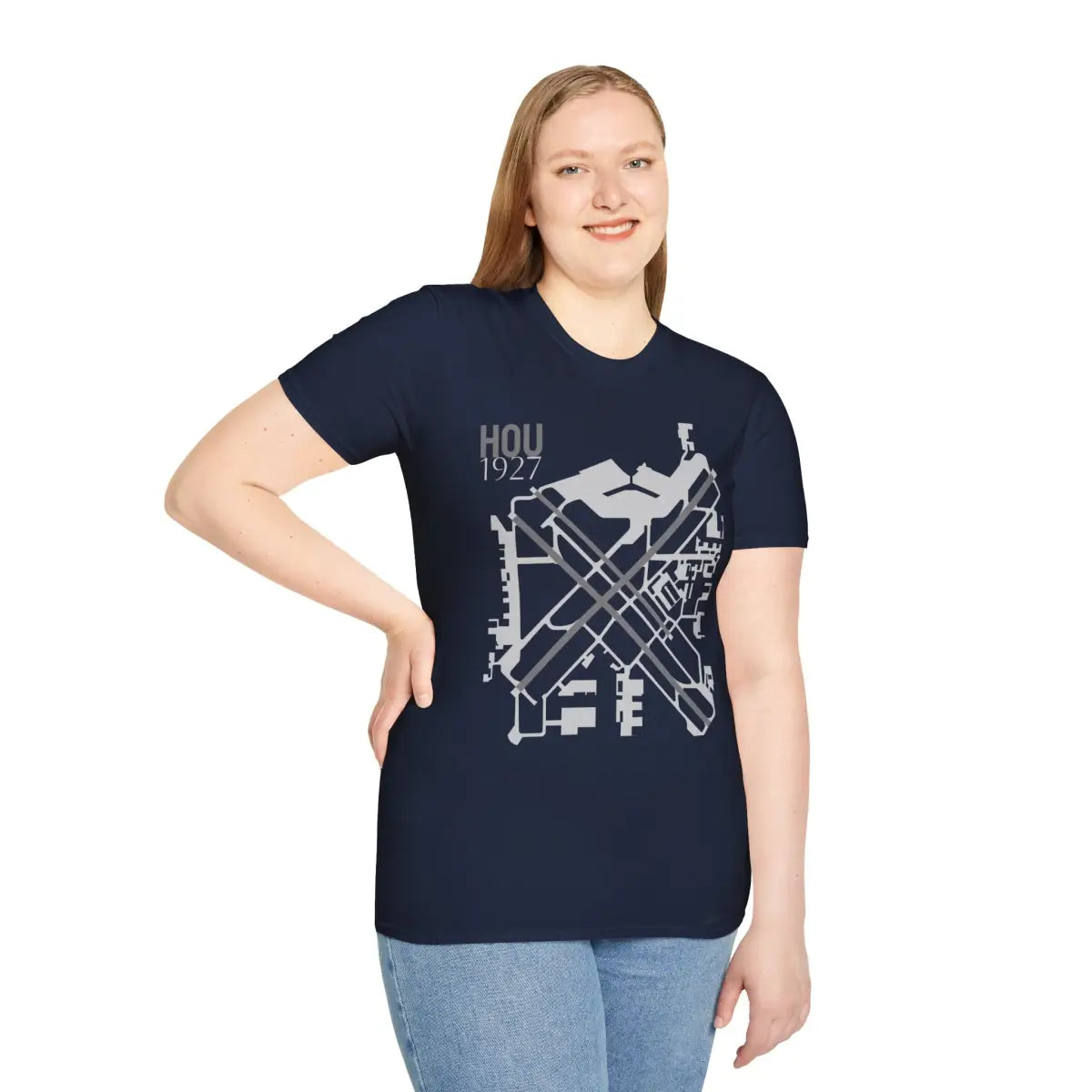 HOU William P. Hobby Airport - 1927 - Tee - T-Shirt - Gifts for pilots - Aviation apparel
