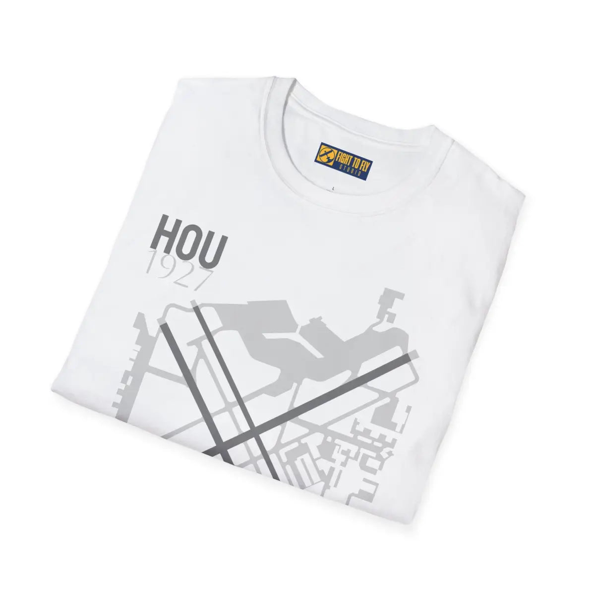 HOU William P. Hobby Airport - 1927 - Tee - T-Shirt - Gifts for pilots - Aviation apparel