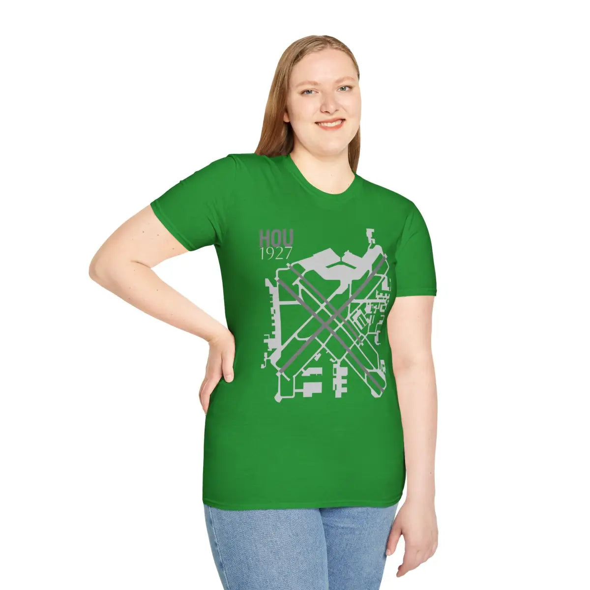 HOU William P. Hobby Airport - 1927 - Tee - T-Shirt - Pilot gifts - WWII warbird t-shirt
