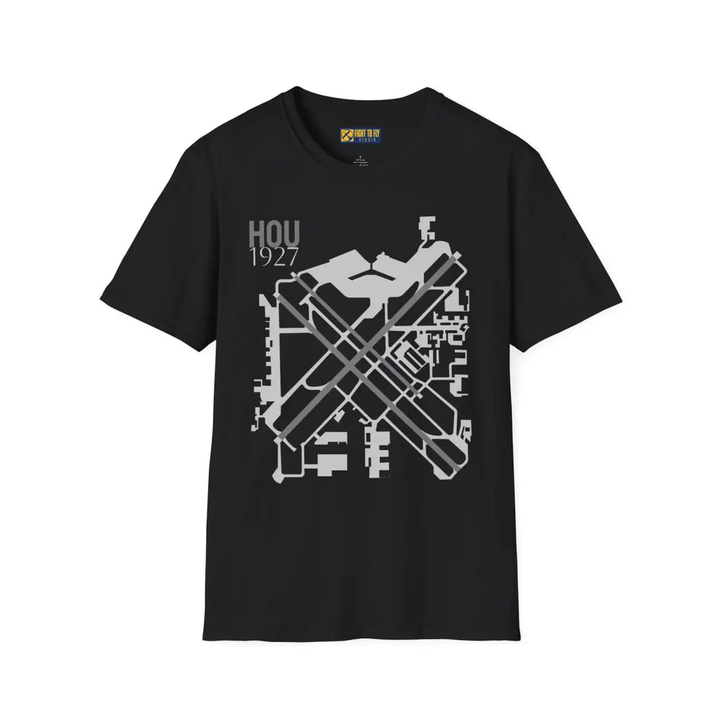 HOU William P. Hobby Airport - 1927 - Tee - T-Shirt - Pilot gifts - WWII warbird t-shirt
