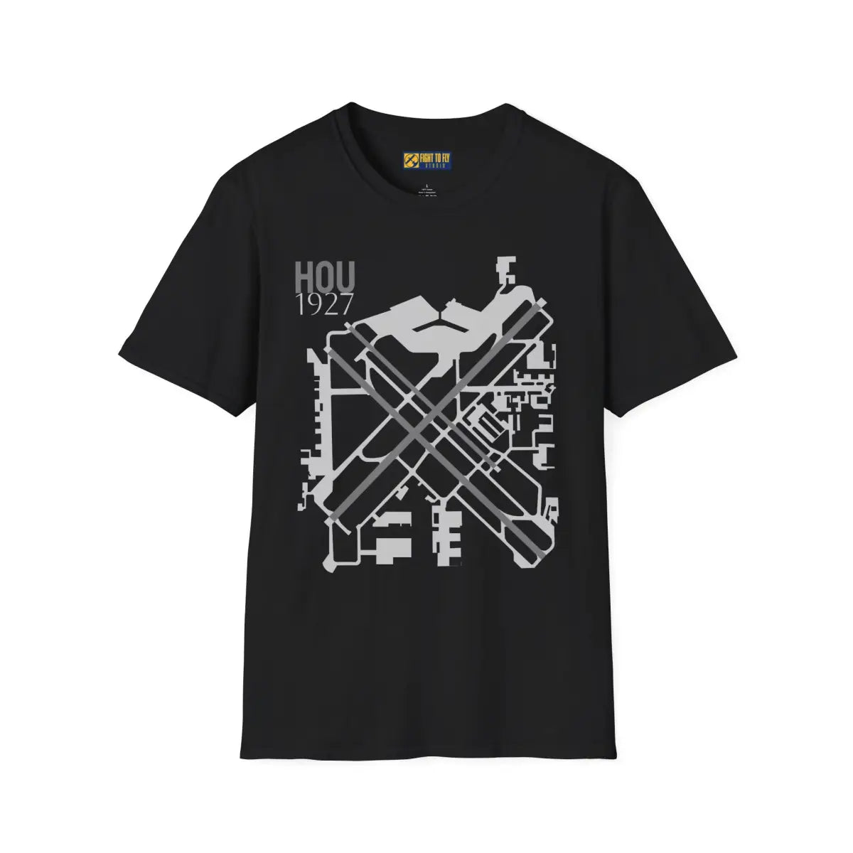 HOU William P. Hobby Airport - 1927 - Tee - T-Shirt - Gifts for pilots - Aviation apparel