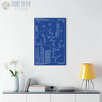 Howard One Departure – Palm Springs International Airport (PSP) Procedure Plate Print | Requested Aviation Wall Art