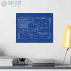 Howard One Departure – Palm Springs International Airport (PSP) Procedure Plate Print | Requested Aviation Wall Art