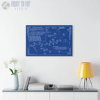 Howard One Departure – Palm Springs International Airport (PSP) Procedure Plate Print | Requested Aviation Wall Art