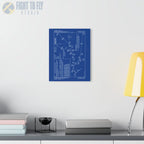 Howard One Departure – Palm Springs International Airport (PSP) Procedure Plate Print | Requested Aviation Wall Art