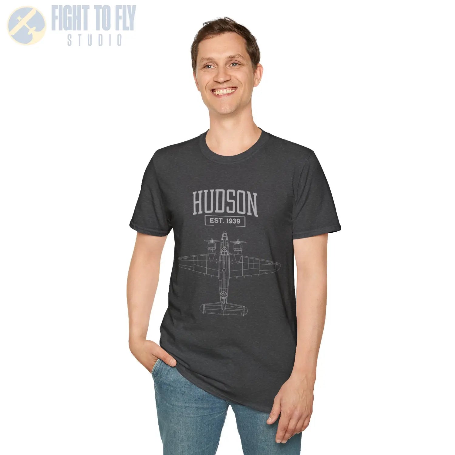 Hudson Mk.III - T-Shirt - Pilot gifts - WWII warbird t-shirt