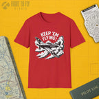 Hurricane “Keep ’Em Flying!” - T-Shirt - Pilot gifts - WWII warbird t-shirt