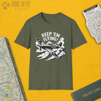 Hurricane “Keep ’Em Flying!” - T-Shirt - Pilot gifts - WWII warbird t-shirt