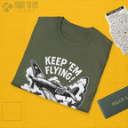 Hurricane “Keep ’Em Flying!” - T-Shirt - Pilot gifts - WWII warbird t-shirt
