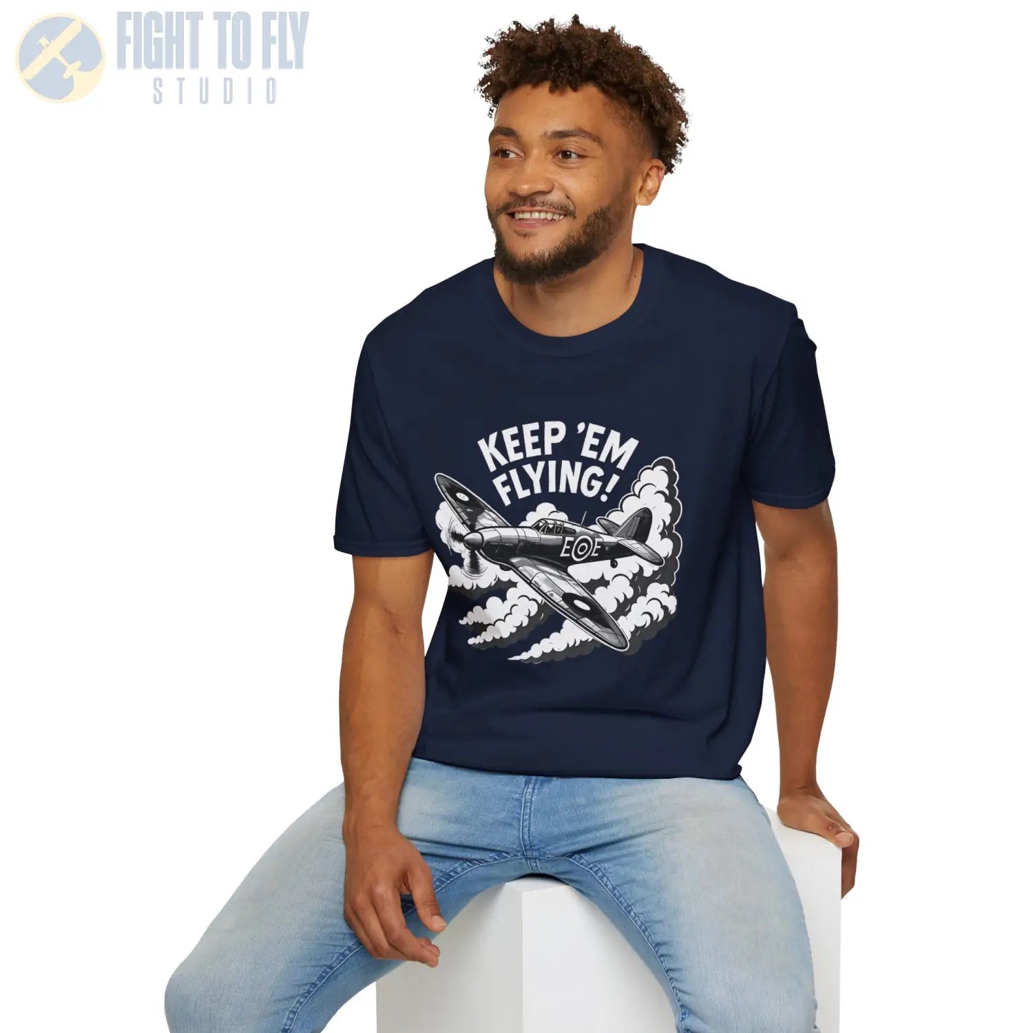 Hurricane “Keep ’Em Flying!” - T-Shirt - Pilot gifts - WWII warbird t-shirt