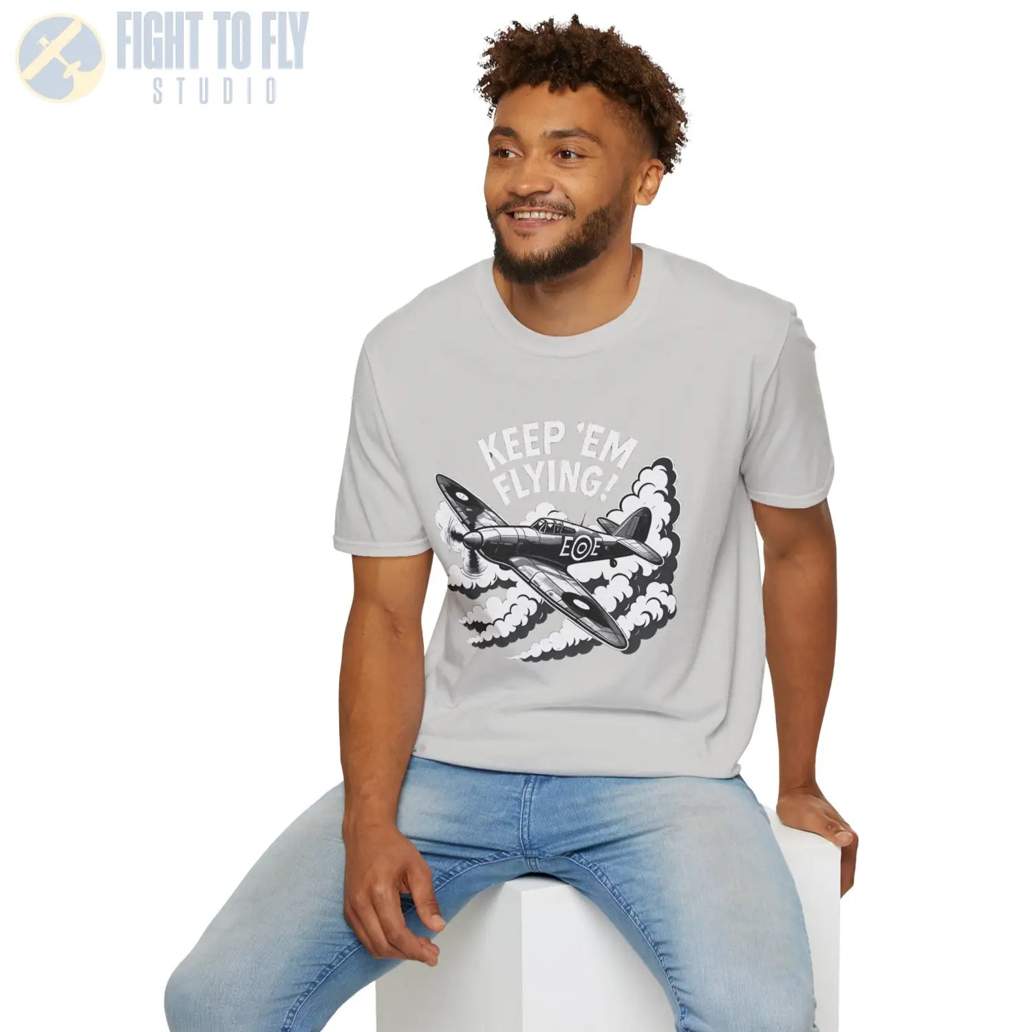 Hurricane “Keep ’Em Flying!” - T-Shirt - Pilot gifts - WWII warbird t-shirt