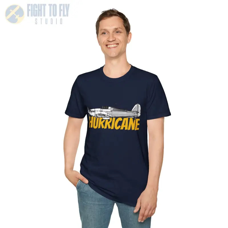 Hawker Hurricane Side Profile T-Shirt - Pilot gifts - WWII warbird t-shirt