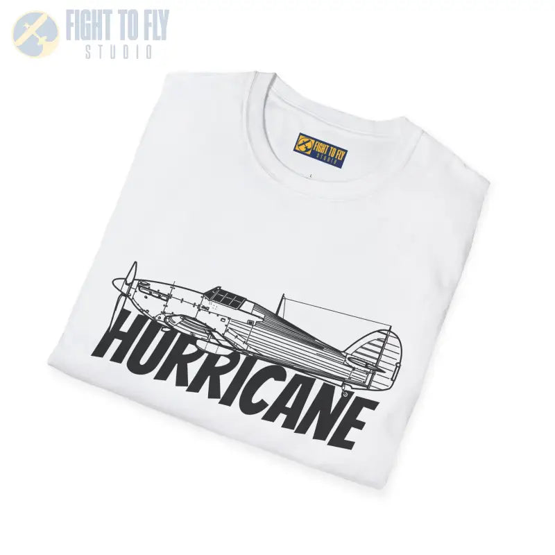 Hawker Hurricane Side Profile T-Shirt - Pilot gifts - WWII warbird t-shirt