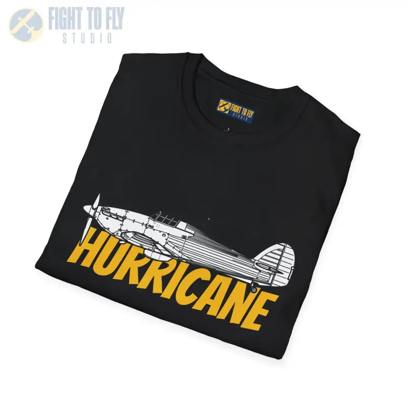 Hawker Hurricane Side Profile T-Shirt - Pilot gifts - WWII warbird t-shirt